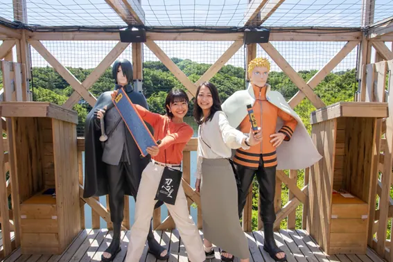 NARUTO｜淡路島「ニジゲンノモリ」と「富士急ハイランド」がSNSでコラボ！
