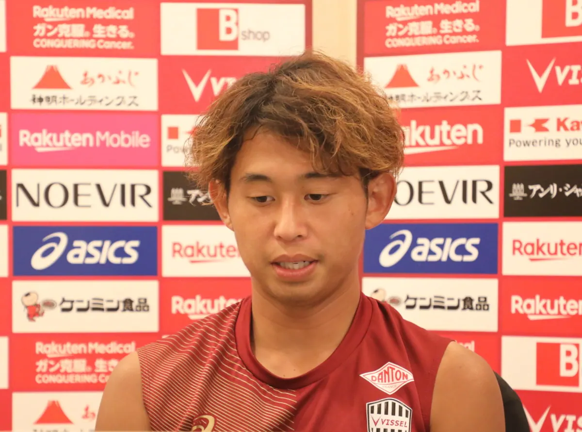 郷家友太(神戸)、C大阪戦でのイメージは「ターンしてシュートを打つ」こと