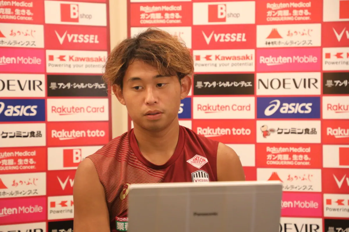 郷家友太(神戸)、C大阪戦でのイメージはターンしてシュートを打つことの画像2