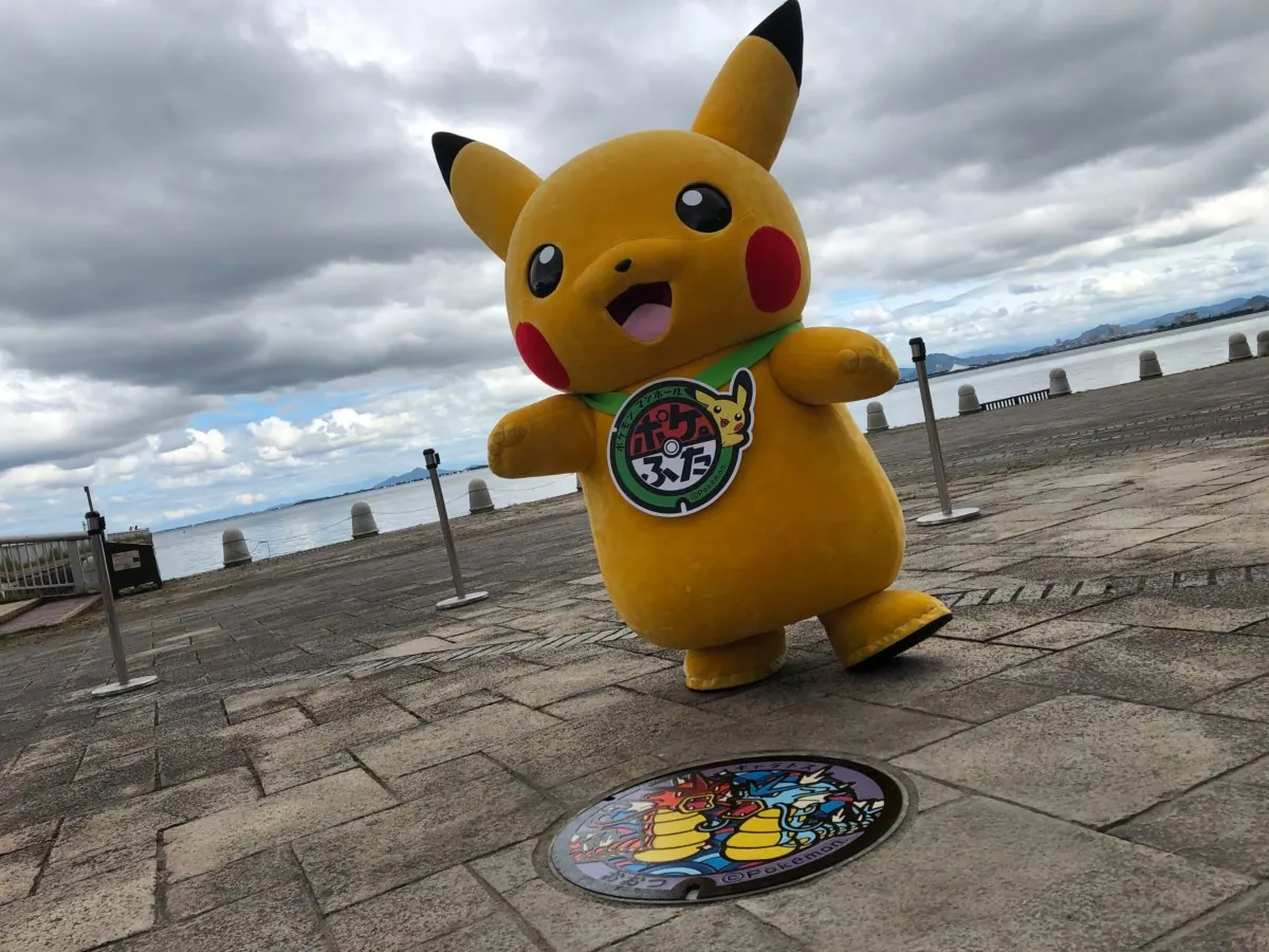 ポケふた近畿地方で初！滋賀県大津市にポケモンのマンホールを設置の画像3