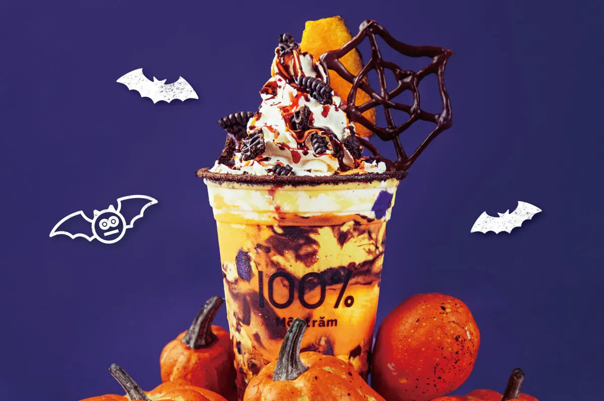 日本初の手ごね生タピオカ専門店【モッチャム】ハロウィン限定の新作スイーツドリンクが誕生！