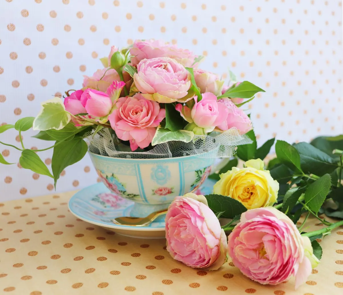 花恋人 [お花 × ティーカップ]で癒される時間を！新ブーケを発売！の画像3