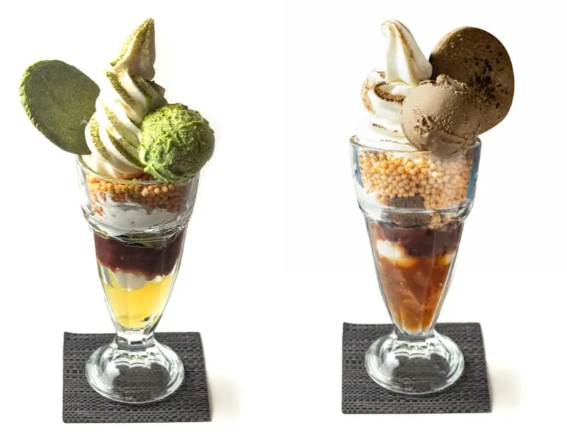 嵐山OBU CAFE (オブ カフェ)京都4種のスイーツ”抹茶尽くしBOX”で秋の画像3