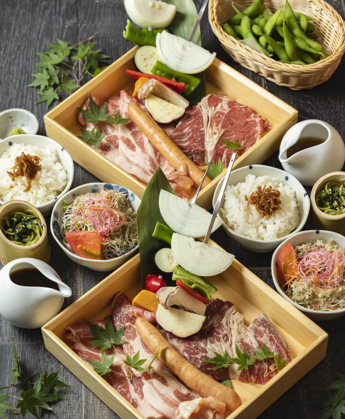 嵐山OBU CAFE (オブ カフェ)京都4種のスイーツ”抹茶尽くしBOX”で秋の画像5