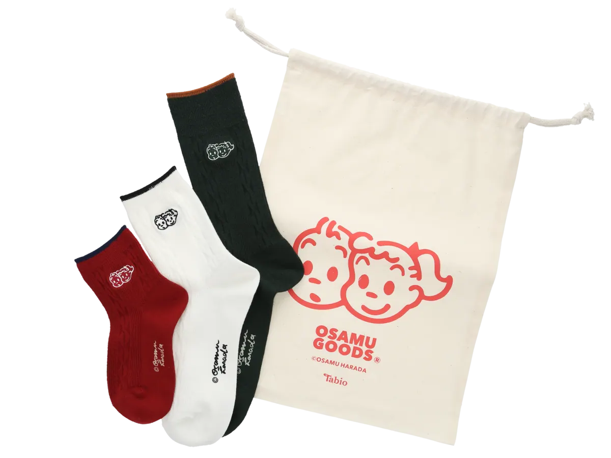 「靴下屋×OSAMU GOODS」原田治とのコラボソックス第2弾が誕生！