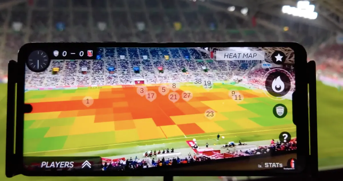 ヴィッセル神戸×楽天モバイル、5G試合観戦体験の実証実験に成功！の画像2