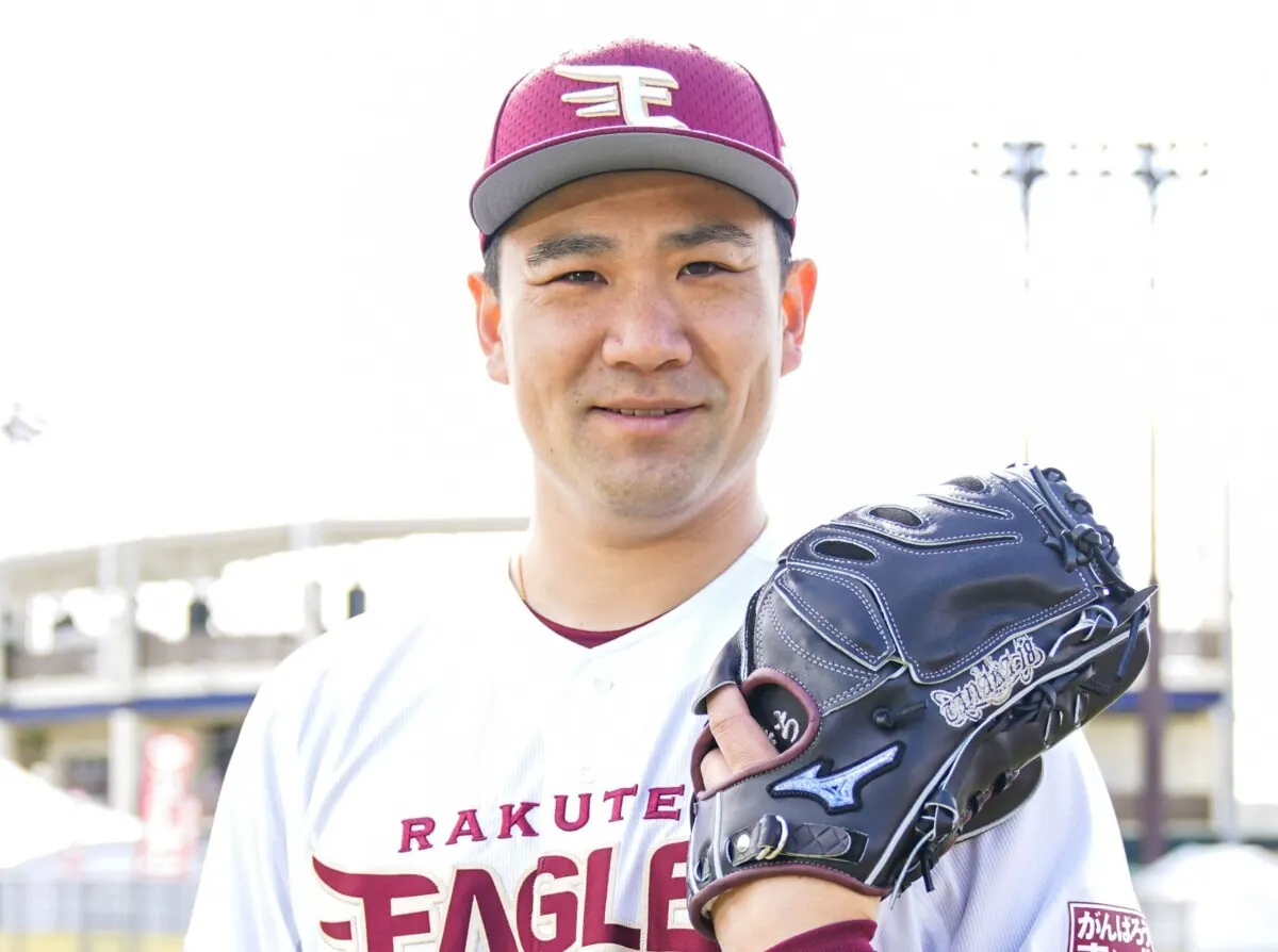 田中将大(東北楽天ゴールデンイーグルス)、ミズノのグラブで「日本一を」