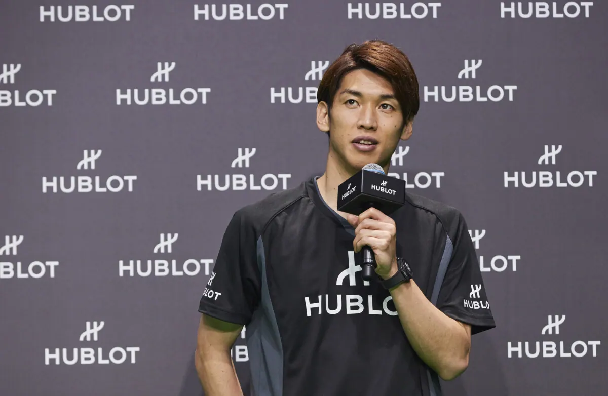 大迫勇也×堂安律 キックターゲットに挑戦!ウブロチャリティー企画の画像5