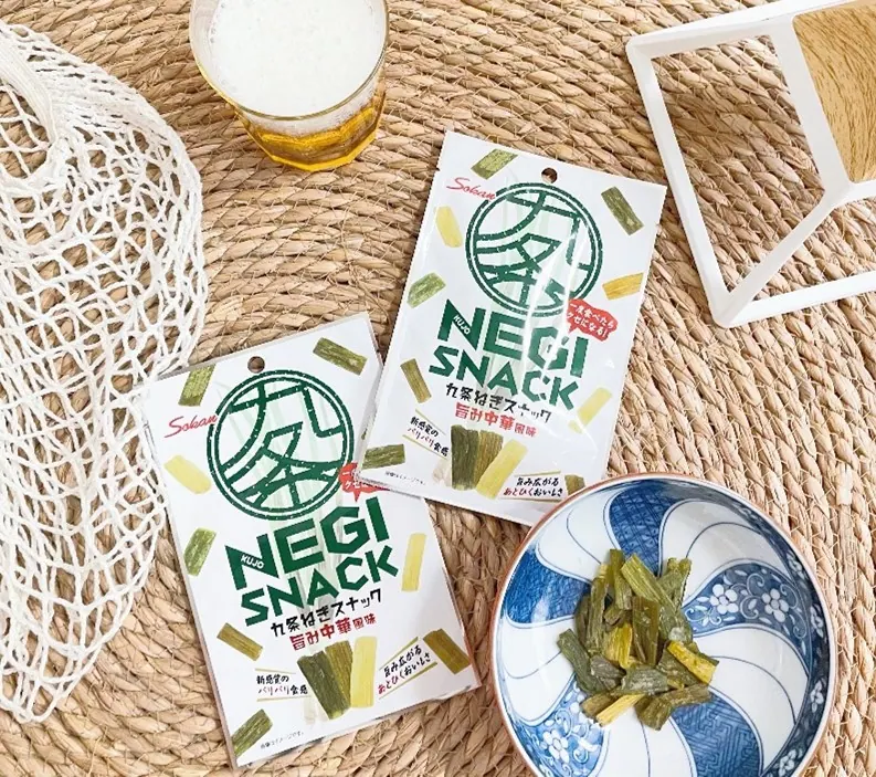サクッサクッ！食感を楽しめる『九条ねぎスナック』が新登場！