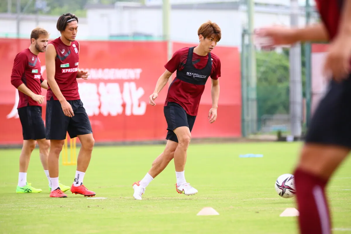 大迫勇也ゴールを取れるようにしたいヴィッセル神戸の練習に初参加!の画像3