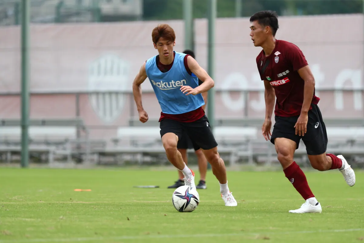 大迫勇也ゴールを取れるようにしたいヴィッセル神戸の練習に初参加!の画像2