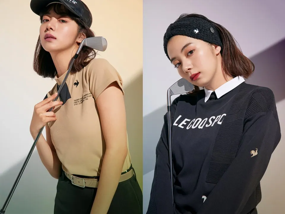 池田エライザ、ゴルフウェアle coq sportif RIJOUMEでスポーテの画像1