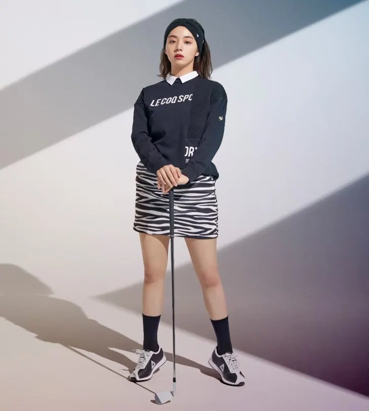 池田エライザ、ゴルフウェアle coq sportif RIJOUMEでスポーテの画像2