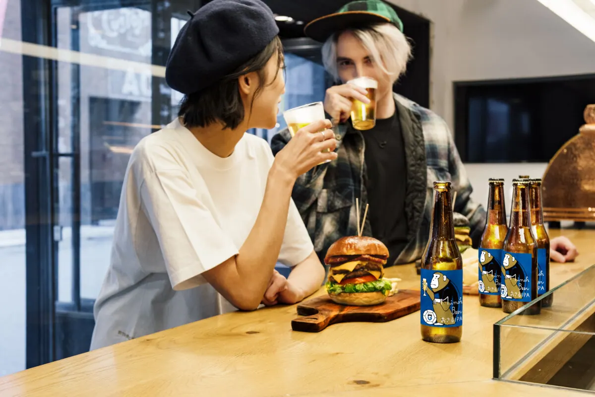 箕面ビール✖️ガンバ大阪おさるビール🍺で新年を迎えよう😍の画像4