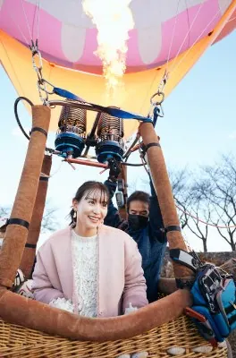 佐久っ！と、永尾まりやが熱気球に初めて乗ってみた。の画像1