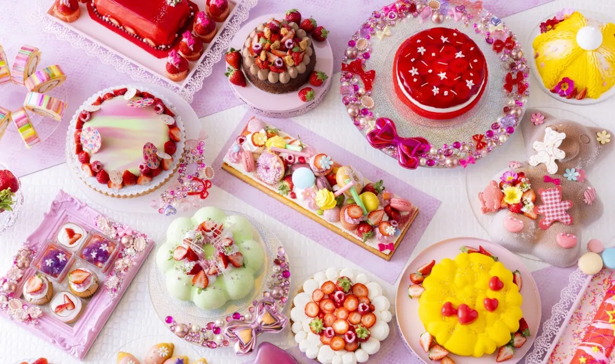 ヒルトン大阪 【ストロベリースイーツビュッフェ ～Strawberry in Pink～】ピンクな世界観をいちごスイーツで表現