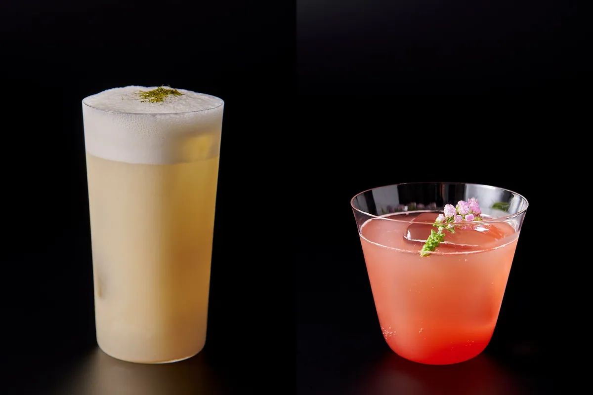 大阪のソース文化がホテルのカクテルに、ニューオータニ大阪が「たこ焼きFizz」「紅ショウガSaucetail」を10月28日から提供