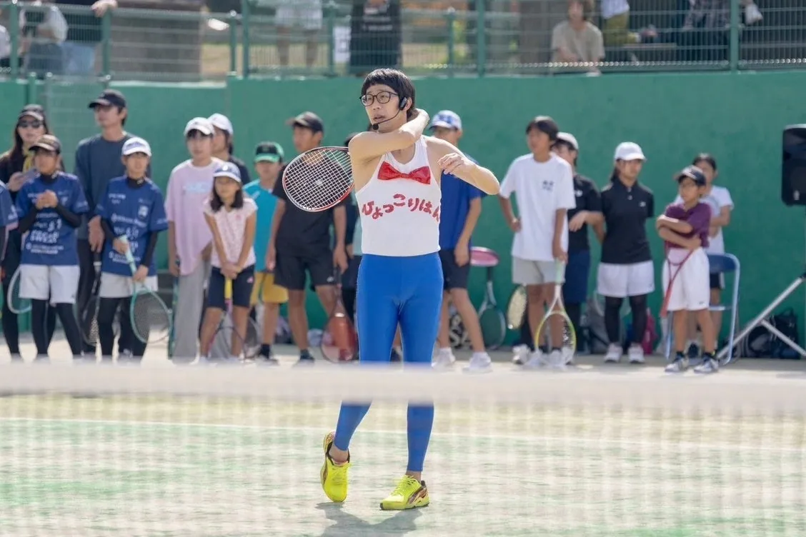 京都・福知山でひょっこりはんがソフトテニス教室、WMG2027関西のアンバサダーに就任